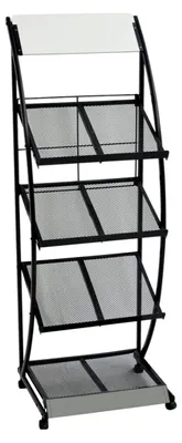 Produktbild von Zeitschriftenständer Magazinhalter 47 x 40 x 134 cm A4