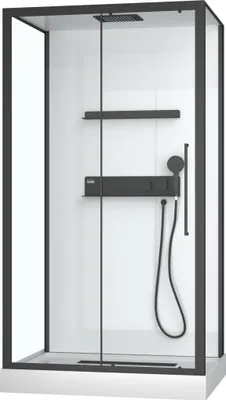 Image de Aurlane CAB233, Noir, Blanc, 900 mm, 1150 mm, 2170 mm