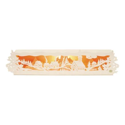 Produktbild von Lichterbogenerhöhung "Stadtlandschaft", mittel,elektrisch beleuchtet,inkl. LED-Leuchtmittel BxHxT  66x17x11cm NEU