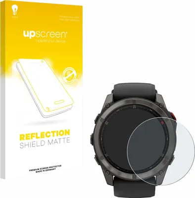 Produktbild von upscreen Schutzfolie für Garmin Fenix 8 Pro AMOLED (51 mm) Displayschutz Displayschutzfolie Folie Matt Entspiegelungsfolie