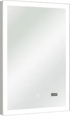 Produktbild von LED Badspiegel pelipal 70x50 cm mit Touchsensor und Uhr