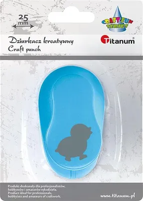 Zdjęcie produktu dla Dziurkacz kreatywny 25mm Kurczaczek Titanum - 74E