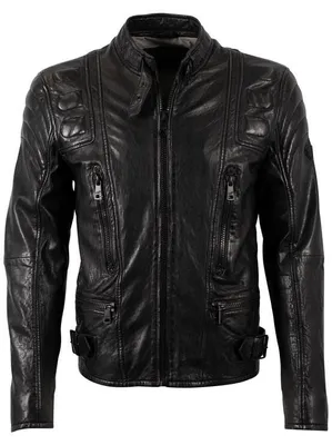 Produktbild von Mauritius Lederjacke Herren Highway 2 Slim Fit LAGIV schwarz S