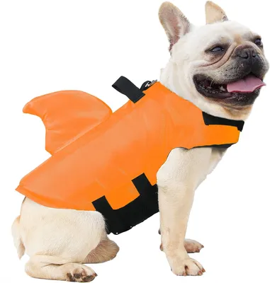 Produktbild von Schwimmweste Hund Rettungsweste Badeanzug fuer Haustiere M Orange