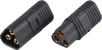 Image de Connecteur MT60, résistant à 60 ampères, deux connecteurs inclus, boîtier plastique du connecteur pour moteur ESC