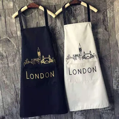 Produktbild von Schürze,Grillschürze,Kochschürze & Küchenschürze für Männer & Damen,Wasserdicht Kochschürze mit Taschen,Verstellbarem Küchenschürze,latzschürze, Unisize (2 Pack)