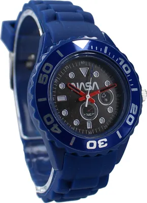 Image de Montre de plongée NASA pour enfants en bleu montre robuste pour les petits aventuriers