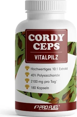 Produktbild von ProFuel CORDYCEPS Vitalpilz (180 Kapseln)