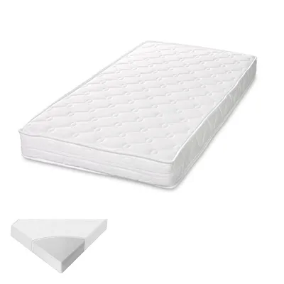 Produktbild von Lorelli Babybett Matratze Sweet Dream 120x60x10 cm Schonbezug abnehmbar waschbar weiß2