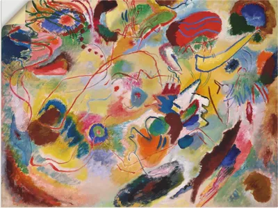 Produktbild von ARTland Wandbild, selbstklebend Studie Komposition VII Größe: 60x45 cm