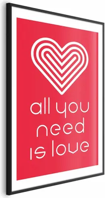 Produktbild von Posterpapier Poster - Let's Love Each Other 60x90 cm Text m-A-0905-ao-a