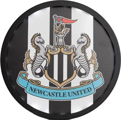 Obrázek produktu pro Newcastle United FC - LED nápis, kov BS6260 (jedna velikost) (černá/bílá)
