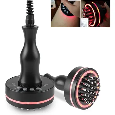 Produktbild von Rücken-Massagegerät, Nackenmassagegerät Nacken, Rücken, ganzer Körper, Massagegerät, Erwärmung und Vibration, Geeignet für die Hautpflegemassage