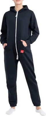 Produktbild von Basisstoff Jumpi Damen Jumpsuit Overall Onesie Einteiler Navy Gr. XL