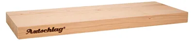 A wooden board on a white background.