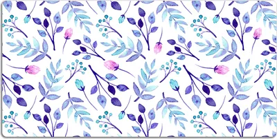 Produktbild von Schreibtischmatte Tischunterlage 120x60 cm Mauspad - Lila Zweige