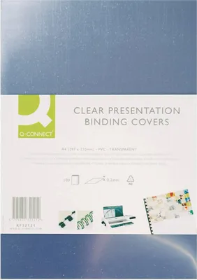 Image de Q-Connect® KF24011 Film pour enveloppe, A4, 0,25 mm, 100 pièces