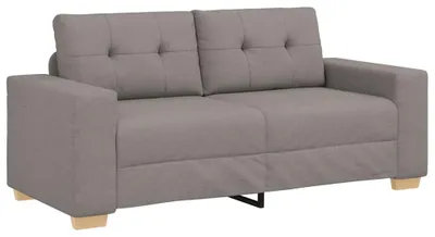 Zdjęcie produktu dla vidaXL Kanapa dwuosobowa Taupe 180 x 77 x 82 cm Tkanina