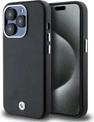 Image de Bmw Bmhmp14L23Pufwk Iphone 14 Pro 6.1 Czarny/Noir Signature Wrapped Metal Magsafe