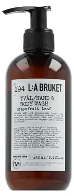 Productafbeelding van L:A BRUKET Cleansing 194 Hand- en Lichaamsreiniger Grapefruitblad (240 ml)