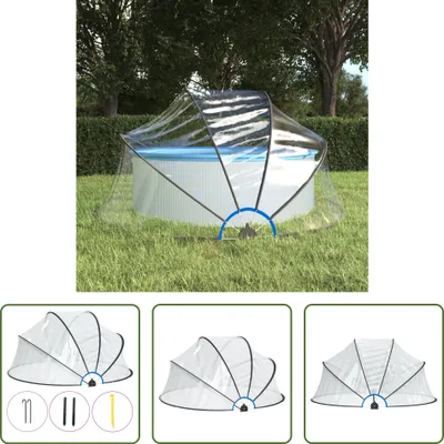 Immagine prodotto di The Living Store Cupola per piscina rotonda 315x158 cm PVC
