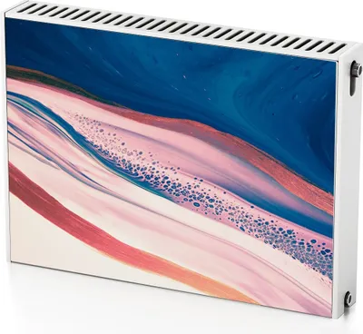 Produktbild von Farben – Magnetische Heizkörperabdeckung – 80x60 cm – Magnet Heizkörperabdeckung – 3D Würfel – Heizkörperverkleidung – Magnetische Wandverkleidung – Wetterfest