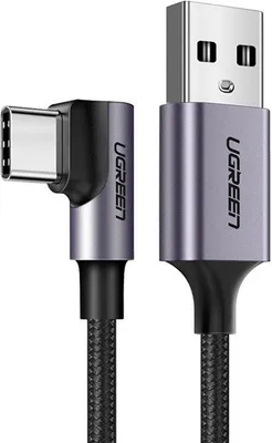 Produktbild von Ugreen 50940, 5 m, USB A, USB C, USB 2.0, 0,48 Gbit/s, Schwarz, Silber