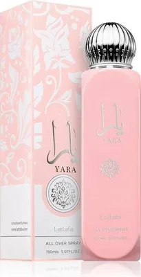 Zdjęcie produktu dla Lattafa Yara All Over Body Spray150Ml Perfumowany Spray Do Ciała Dla Kobiet