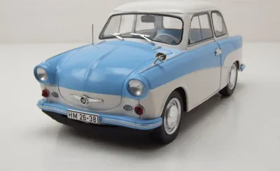 Produktbild von Solido 1809201 Trabant P50 Trabbi 1958 hellblau weiß 1:18