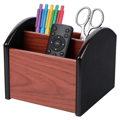 Immagine prodotto di Organizzatore da scrivania in legno per articoli di cancelleria