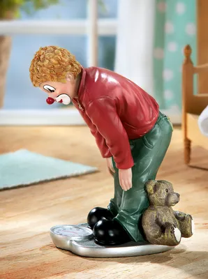 Produktbild von Gilde Clown, "Oh Schreck", Kunstharz, mehrfarbig, VE 1, L. 7.5 cm, B. 10 cm, H. 13 cm 10253 4009079102536