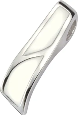 Produktbild von F Anhänger 925/- Sterling Silber 2,5cm weiß 025240037