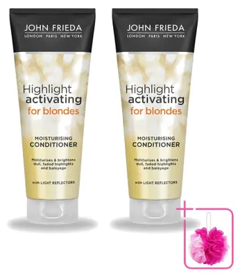 Obrázek produktu pro 2 kusy kondicionéru John Frieda Sheer Blonde pro zesvětlení vlasů - 250 ml - výhodná sada