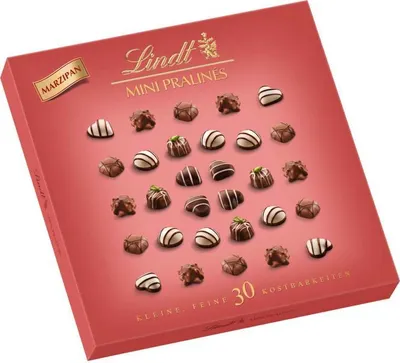 Produktbild von Lindt Mini Pralinés Marzipan 163g