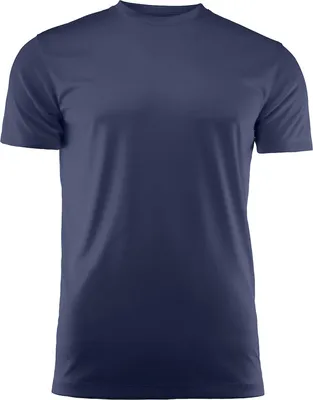 Produktbild von Printer Lauf-T-Shirt Rot, funktionelles Interlock-Strick-Shirt mit Rundhals