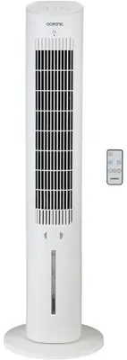 Produktbild von Luftkühler-Ventilator – Höhe 97,5 cm – 60 W – 3 Geschwindigkeitsstufen – 3 Modi – 3-Liter-Wassertank – Fernbedienung – Weiß