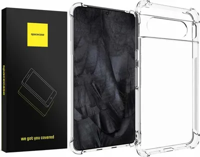 Image de Coque en silicone SPACECASE Anti-choc pour Google Pixel 8 Pro Transparent