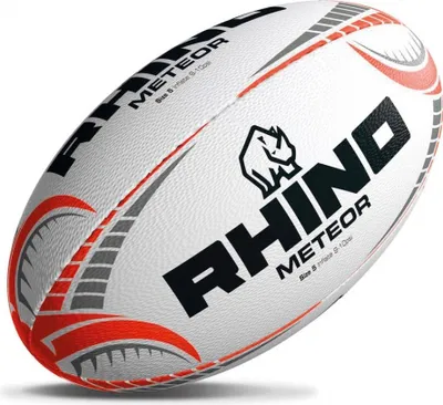 Produktbild von Rhino Rugbyball Meteor Match 5 - langlebiger Spielball Grip