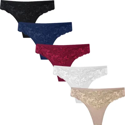 Produktbild von Gaubert Brazilian String Slip – Baumwolle – 5er-Pack – Größe L