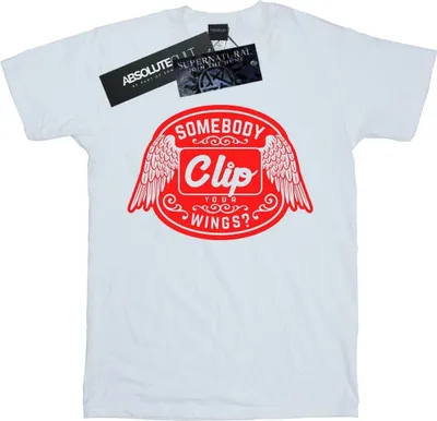 Produktbild von Supernatural - "Clip Your Wings" T-Shirt für Herren BI45915 (XL) (Weiß)