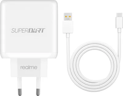 Produktbild von Original Realme 65W SuperDart Ladegerät USB Adapter Netzteil mit USB A zu Ladekabel