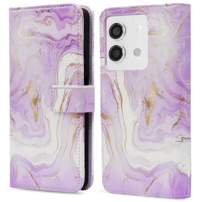 Obrázok produktu pre imoshion Designová knižnica pre Xiaomi Redmi Note 13 (5G) - Fialový mramor