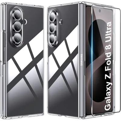 Produktbild von Hülle + Schutzglas für Samsung Galaxy Z Fold 8 Ultra Panzerfolie Schutzhülle Case 9H
