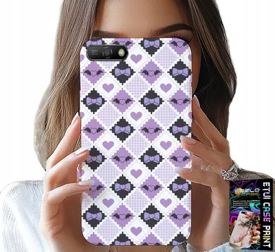 Produktbild von Fall Für Huawei Y6 2018 - Mode Herzen Bogen + Glas