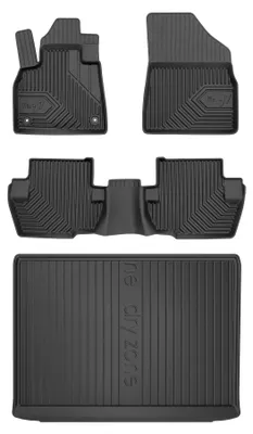 Zdjęcie produktu dla Dywaniki gumowe do Citroën DS5 2011-2015 (hatchback, bez subwoofera) – czarne, dopasowane – Wielganizator