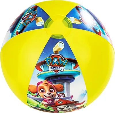 Produktbild von Paw Patrol Wasserball Aufblasbar Strandball Chase Skye Marshall Wasserspielzeug 29cm