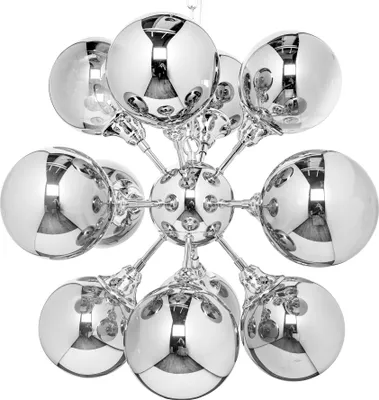 Produktbild von riess-ambiente Hängeleuchte GALAXY 72cm silber Glas Metall modern E14