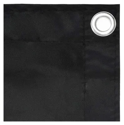Produktbild von Balkon-Sichtschutz Schwarz 120x600 cm Oxford-Gewebe