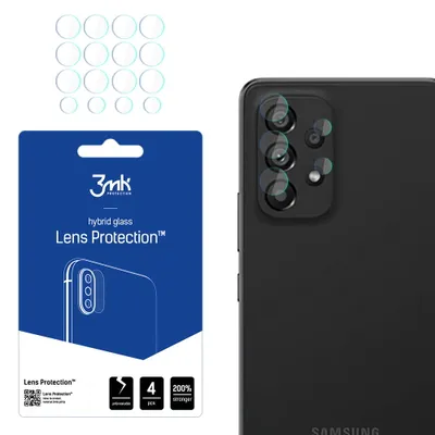 Produktbild von 3mk Hybridglas Lens Protection für Samsung Galaxy A33 5G Kamera Objektiv Kameralinse 0,16mm 6H (4 Stück)