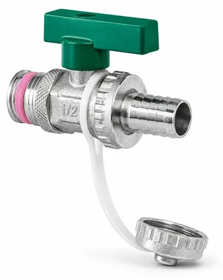 Produktbild von BADfabrik24 KFE-Kugelhahn DN15(1/2") selbstdicht. Durchgang, DVGW
